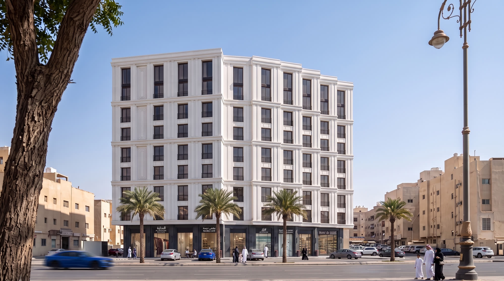 Al Fath Residence — street elevation